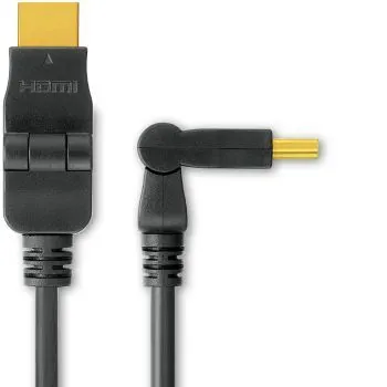 PremiumCord HDMI kabel 1.3, M/M, 2 m, otočný