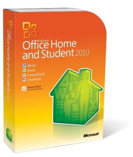 Microsoft Office Home and Student 2010 32-bit/x64 Czech DVD