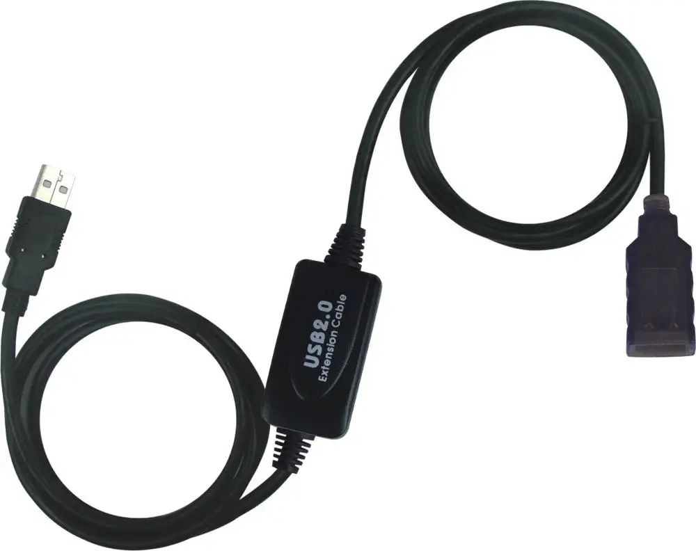 Levně PremiumCord USB 2.0 repeater a prodlužovací kabel A/M-A/F, 10m