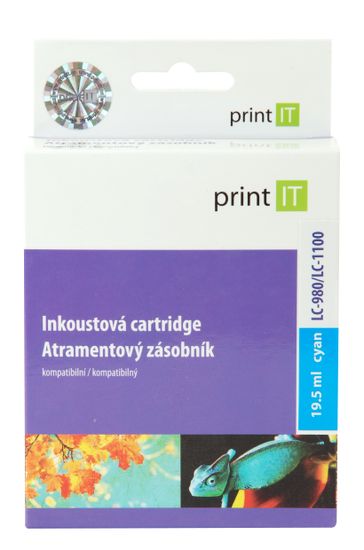 Print IT LC-980/LC 1100, azurová