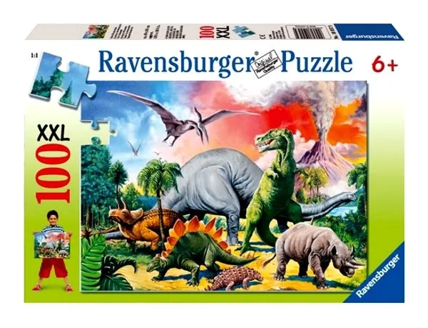 Ravensburger Puzzle Mezi dinosaury 100 XXL