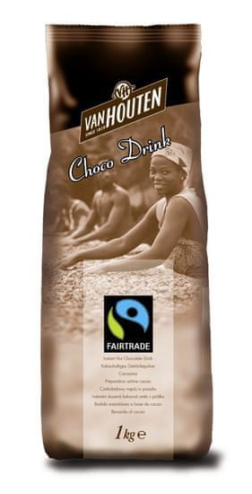 Van Houten Fairtrade horká čokoláda 1 kg