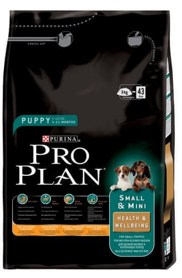 Purina Small & Mini Puppy Health & Wellbeing 3 kg