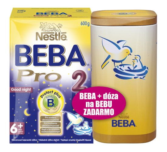 Nestlé Beba Pro 2 Good Night - 600g + zdarma plechovka