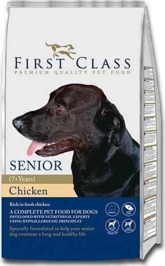 First Class Dog Senior Chicken 12kg