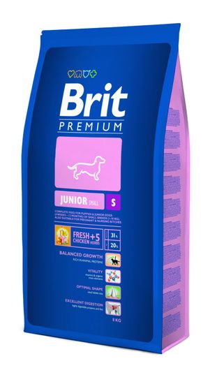 Brit Premium Dog Junior S 8 kg