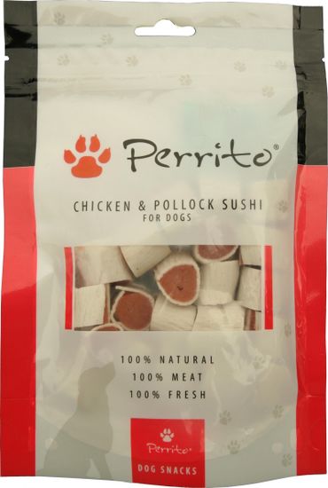 PERRITO Chicken and Pollock Sushi 10 x 100 g
