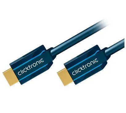 Levně ClickTronic HQ OFC Kabel HDMI-HDMI with ethernet, 1.4b, 5m, M/M