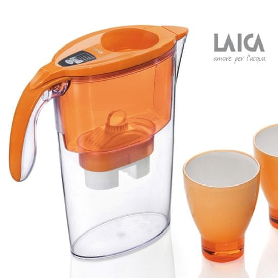 Laica Stream line speciální edice se dvěma skleničkami a třemi filtry