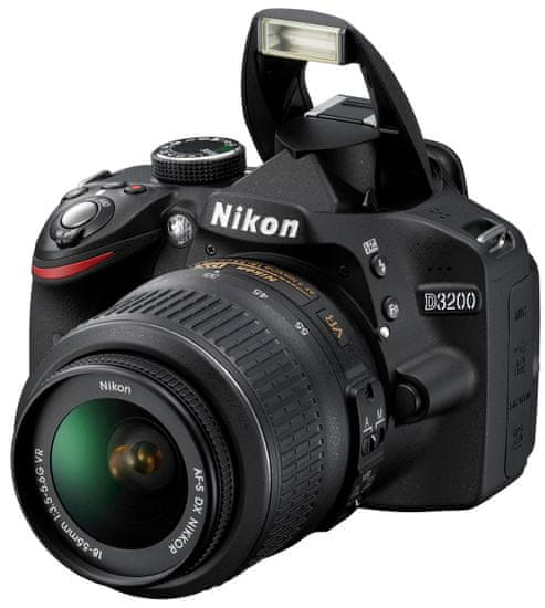 Nikon D3200 Black + 18-55 AF-S DX VR | MALL.CZ
