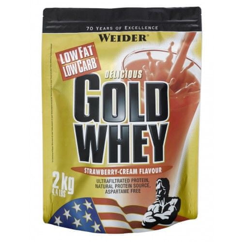 Weider Gold Whey Syrovátkový protein 2 kg - Jahoda