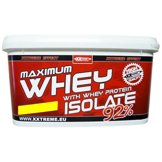 XXlabs Maximum Whey Protein Isolate 92, 2200 g Banán