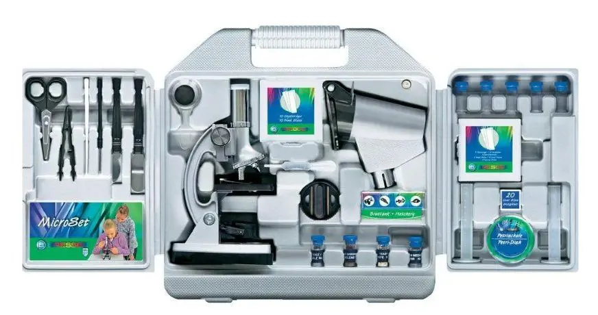 Levně Bresser mikroskop Junior Biotar 300x-1200x + ochranný kufřík