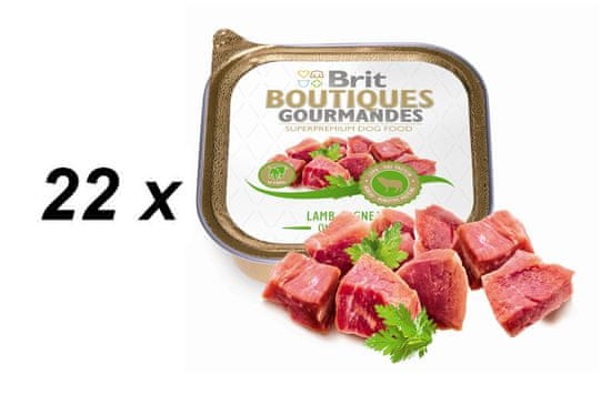 Brit Boutiques Gourmandes Lamb Puppy One Meat 22 x 150g
