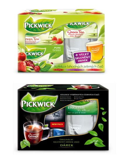Pickwick Sada čajů se skleněným hrnkem