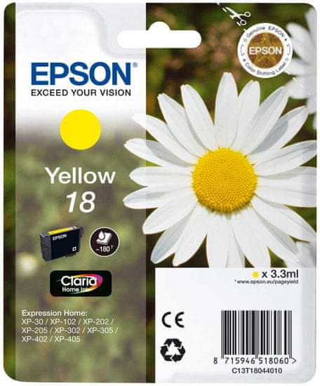 Epson T1804, žlutá (C13T18044010)