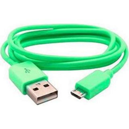 Muvit microUSB datový kabel, zelený