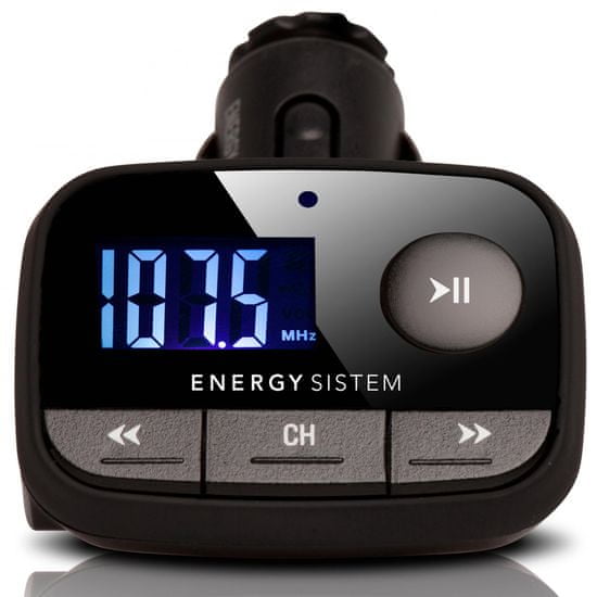 Energy Sistem Car MP3 f2, 0.00, černá - rozbaleno
