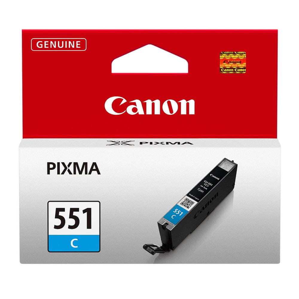 Canon CLI-551C (6509B001), azurová