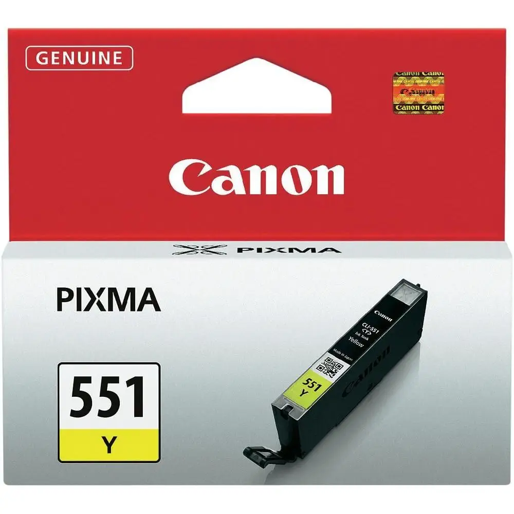 Canon CLI-551Y (6511B001), žlutá