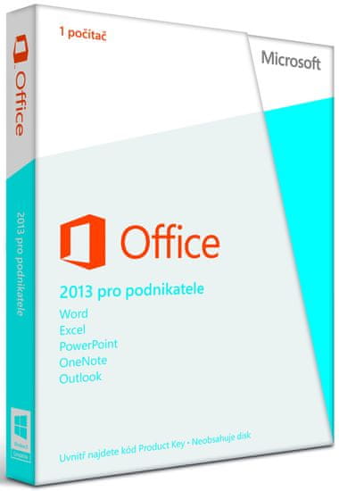 Microsoft Office Home and Business 2013, 32/64-bit. Cz