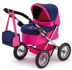 Bayer Design Trendy kočárek pro panenky pink/blau