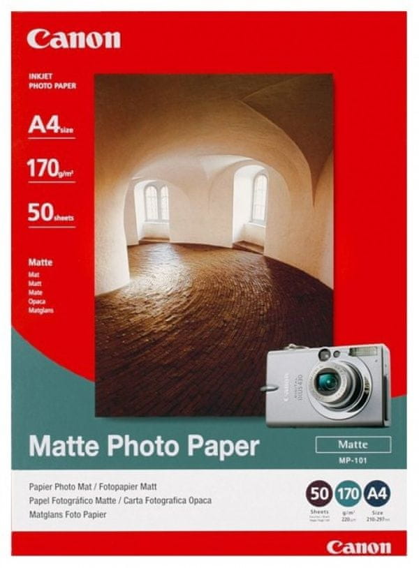 Levně Canon fotopapír MP-101, A4, 50 ks (7981A005)