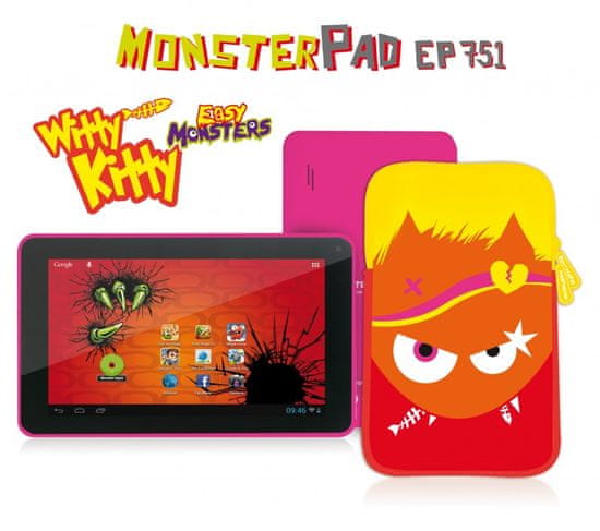 EasyPix MonsterPad Witty Kitty 7", Wi-Fi