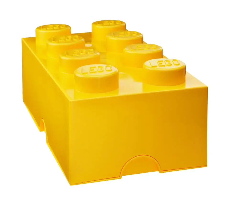 Levně LEGO Storage box 25x50 cm, žlutá