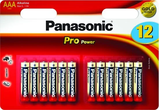 Panasonic AAA 12ks Pro Power (LR03PPG/12BW)