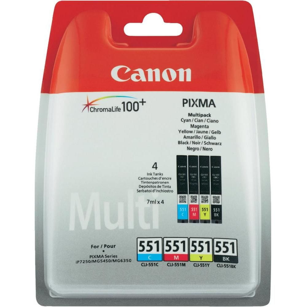 Levně Canon CLI-551CMYBK Multipack (6509B009), barevná