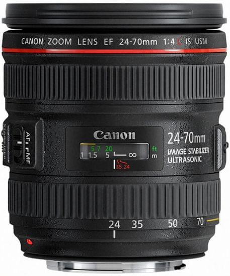 Canon EF 24-70mm f/4L IS USM - rozbaleno