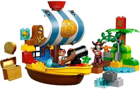 LEGO DUPLO 10514 Pirát Jake Jakeova pirátská loď Bucky - rozbaleno