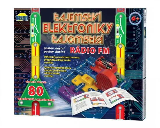 Teddies Tajemství elektroniky - Rádio 80 experimentů - zánovní