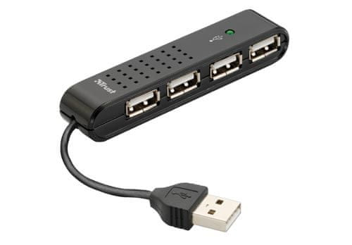 Trust Vecco 4 Port USB 2.0 Mini Hub (14591)