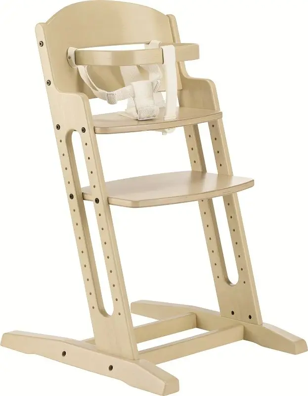 BabyDan Jídelní židlička Dan Chair New, White wash
