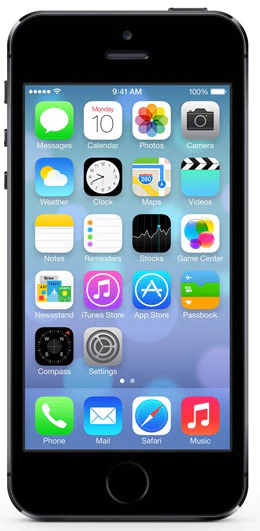 Apple iPhone 5S, 16 GB, vesmírně šedý