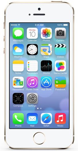 Apple iPhone 5S, 16 GB zlatý