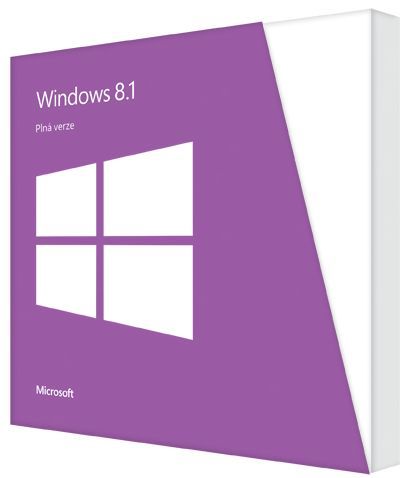 Microsoft Windows 8.1 64bit. Cz DVD (OEM) - rozbaleno