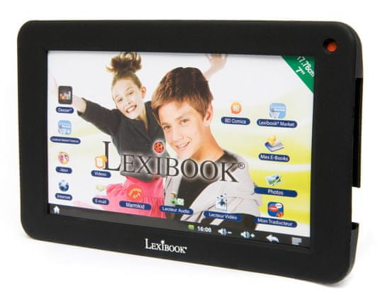 Lexibook Ochranný obal na dětský tablet, černá