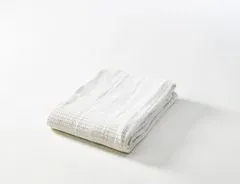 BabyDan Háčkovaná bavlněná deka New, bílá