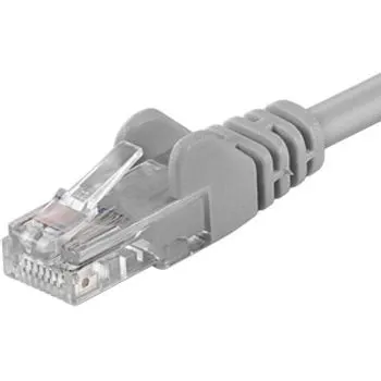 PremiumCord Patch kabel UTP CAT6, 15 m, šedý