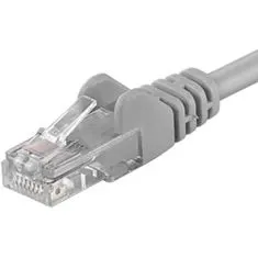 PremiumCord Patch kabel UTP CAT6, 30 m, šedý