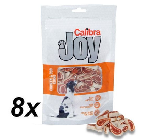 Calibra Joy Dog Chicken & Cod Sushi 8 x 80g