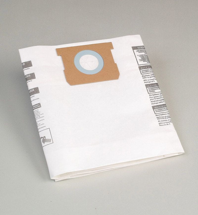 Levně Shop-Vac Papírové filtrační Micro sáčky (5 ks) 9066029 - rozbaleno