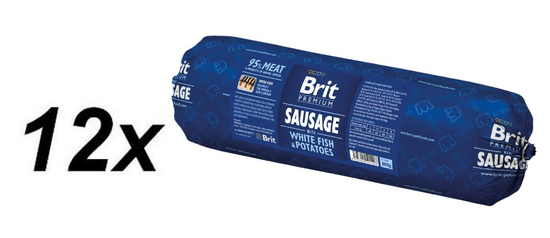 Brit Sausage with White Fish & Potatoes 12 x 800g