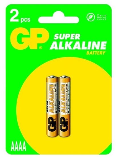 GP Baterie GP25A AAAA/LR8D425, alkalická, 2 ks
