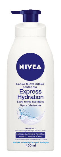 Nivea Lehké tělové mléko pro normální až suchou pokožku (Express Hydration) 400 ml