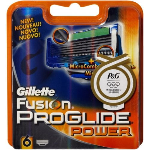 Gillette Fusion ProGlide Power - náhradní hlavice 6 ks