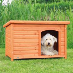 Trixie Bouda pro psa, dřevěná, rovná střecha, M-L: 104x72x68 cm